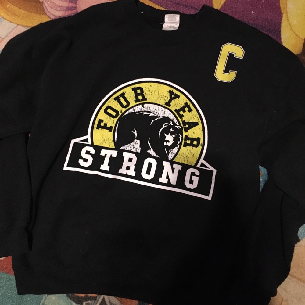 Four Year Strong band pull over sweater